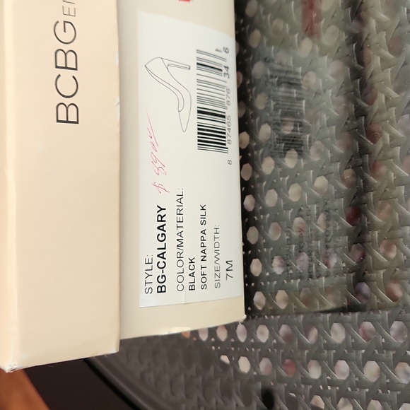 BCBG Black Nappa Leather Heels - Picture 2 of 4